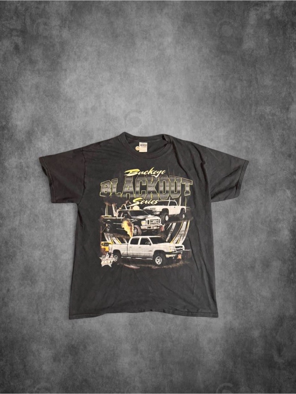 Gildan Black Ultra Cotton Crew Neck Tee